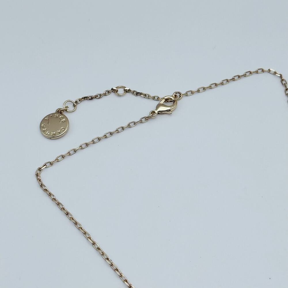 Vince Camuto Crystal Halo Star Pendant Necklace In Gold Tone - Picture 3 of 3